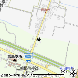 高島町ＳＳ周辺の地図