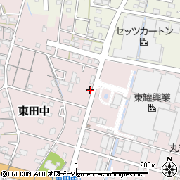 愛知県小牧市東田中2168周辺の地図