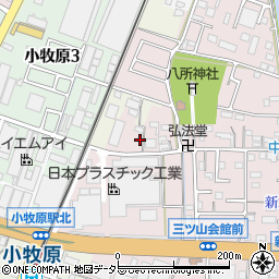 愛知県小牧市東田中51-8周辺の地図
