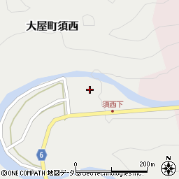 兵庫県養父市大屋町須西84周辺の地図