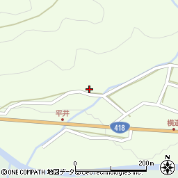 岐阜県恵那市上矢作町1738周辺の地図