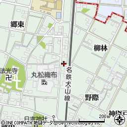 愛知県一宮市千秋町加納馬場三本木15周辺の地図