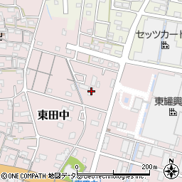 愛知県小牧市東田中2173周辺の地図