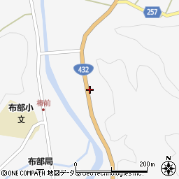 島根県安来市広瀬町布部254-3周辺の地図