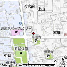 愛知県一宮市東五城上川田7周辺の地図
