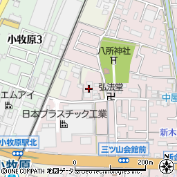 愛知県小牧市東田中16周辺の地図