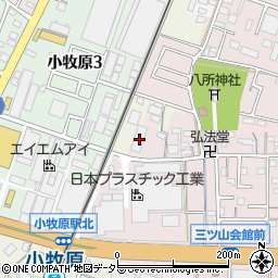 愛知県小牧市東田中56周辺の地図