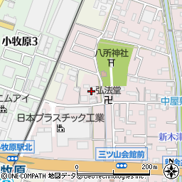愛知県小牧市東田中7周辺の地図