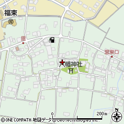 岐阜県安八郡輪之内町里832周辺の地図