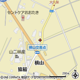 千葉県夷隅郡大多喜町横山673周辺の地図