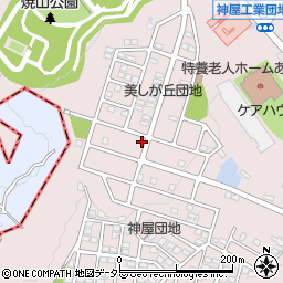 愛知県春日井市神屋町1390周辺の地図