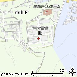 京都府綾部市高津町遠所周辺の地図