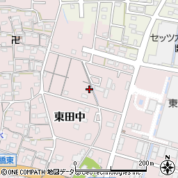 愛知県小牧市東田中2370周辺の地図