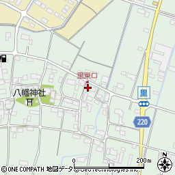 岐阜県安八郡輪之内町里759周辺の地図