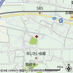 京都府福知山市観音寺304周辺の地図