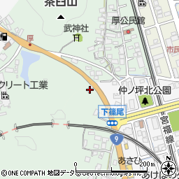 京都府福知山市下篠尾1-8周辺の地図