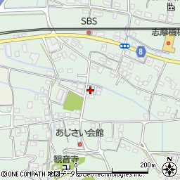 京都府福知山市観音寺296周辺の地図