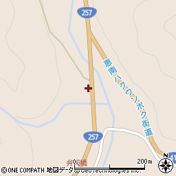 岐阜県恵那市上矢作町3976周辺の地図