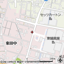 愛知県小牧市東田中2185周辺の地図