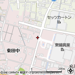 愛知県小牧市東田中2185周辺の地図