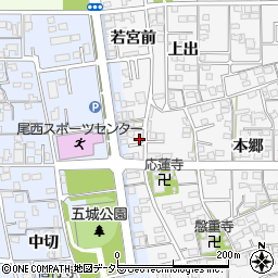 愛知県一宮市東五城上川田5周辺の地図