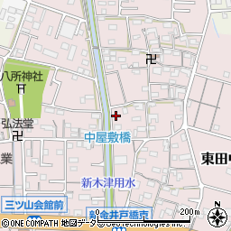 愛知県小牧市東田中2491周辺の地図