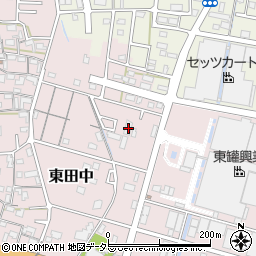 愛知県小牧市東田中2181周辺の地図