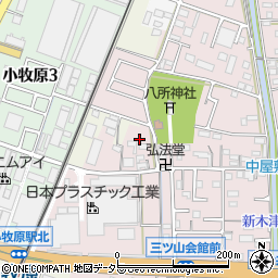 愛知県小牧市東田中6周辺の地図