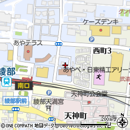 京都府綾部市青野町東馬場下周辺の地図