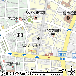 肉炉端 リチャード 一宮駅前店周辺の地図