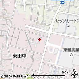 愛知県小牧市東田中2183周辺の地図