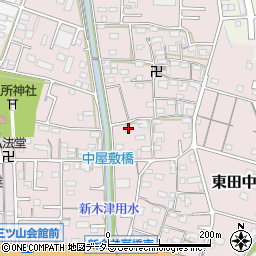 愛知県小牧市東田中2493周辺の地図