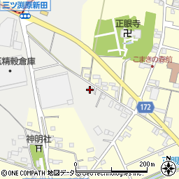 愛知県小牧市三ツ渕原新田257周辺の地図