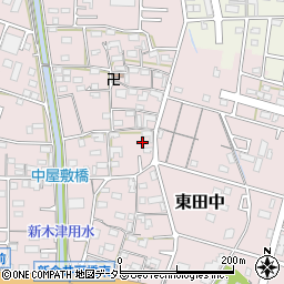 愛知県小牧市東田中2558周辺の地図
