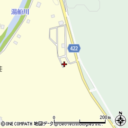 岡山県真庭市蒜山湯船497周辺の地図