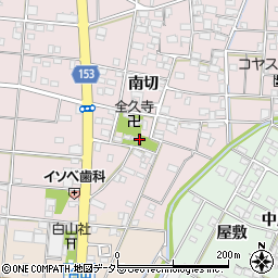 愛知県一宮市北小渕南切1356周辺の地図