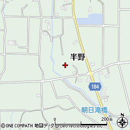 静岡県富士宮市半野455周辺の地図