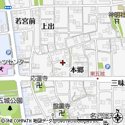 愛知県一宮市東五城本郷532周辺の地図