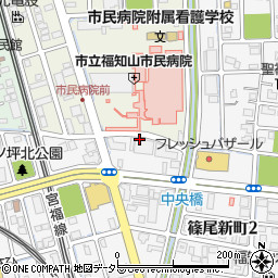 株式会社三ツ丸ストア　本部周辺の地図