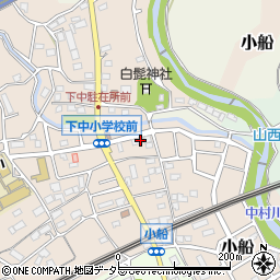 神奈川県小田原市小船1257周辺の地図