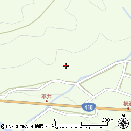 岐阜県恵那市上矢作町1734周辺の地図