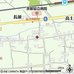 京都府綾部市高津町北川周辺の地図