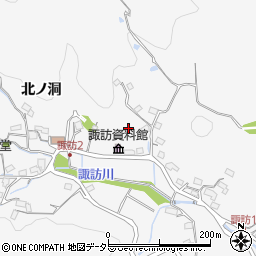 岐阜県多治見市諏訪町天ケ峯周辺の地図