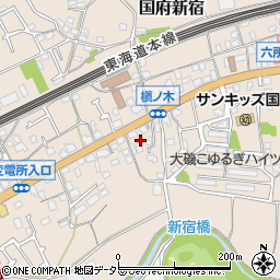 神奈川県中郡大磯町国府新宿237周辺の地図
