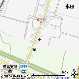 滋賀県高島市永田362-1周辺の地図