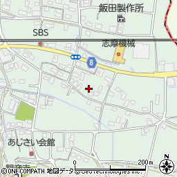 京都府福知山市観音寺448周辺の地図