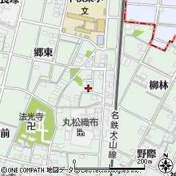 愛知県一宮市千秋町加納馬場三本木周辺の地図
