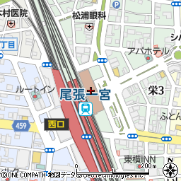 成城石井アスティ一宮店周辺の地図