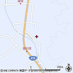 岐阜県瑞浪市陶町大川656-1周辺の地図