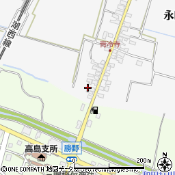 滋賀県高島市永田380周辺の地図